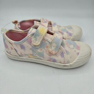 Cat & Jack Toddler Shoes Size 12 Multicolor Canvas Sneakers Slip On